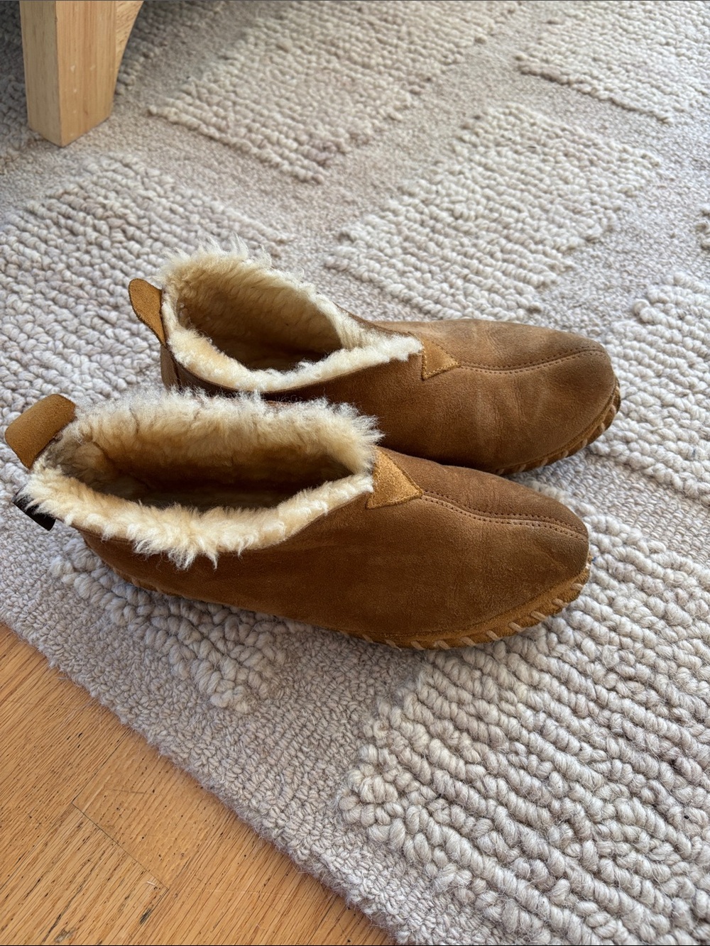 LL Bean Sherpa Slippers 8